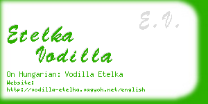 etelka vodilla business card